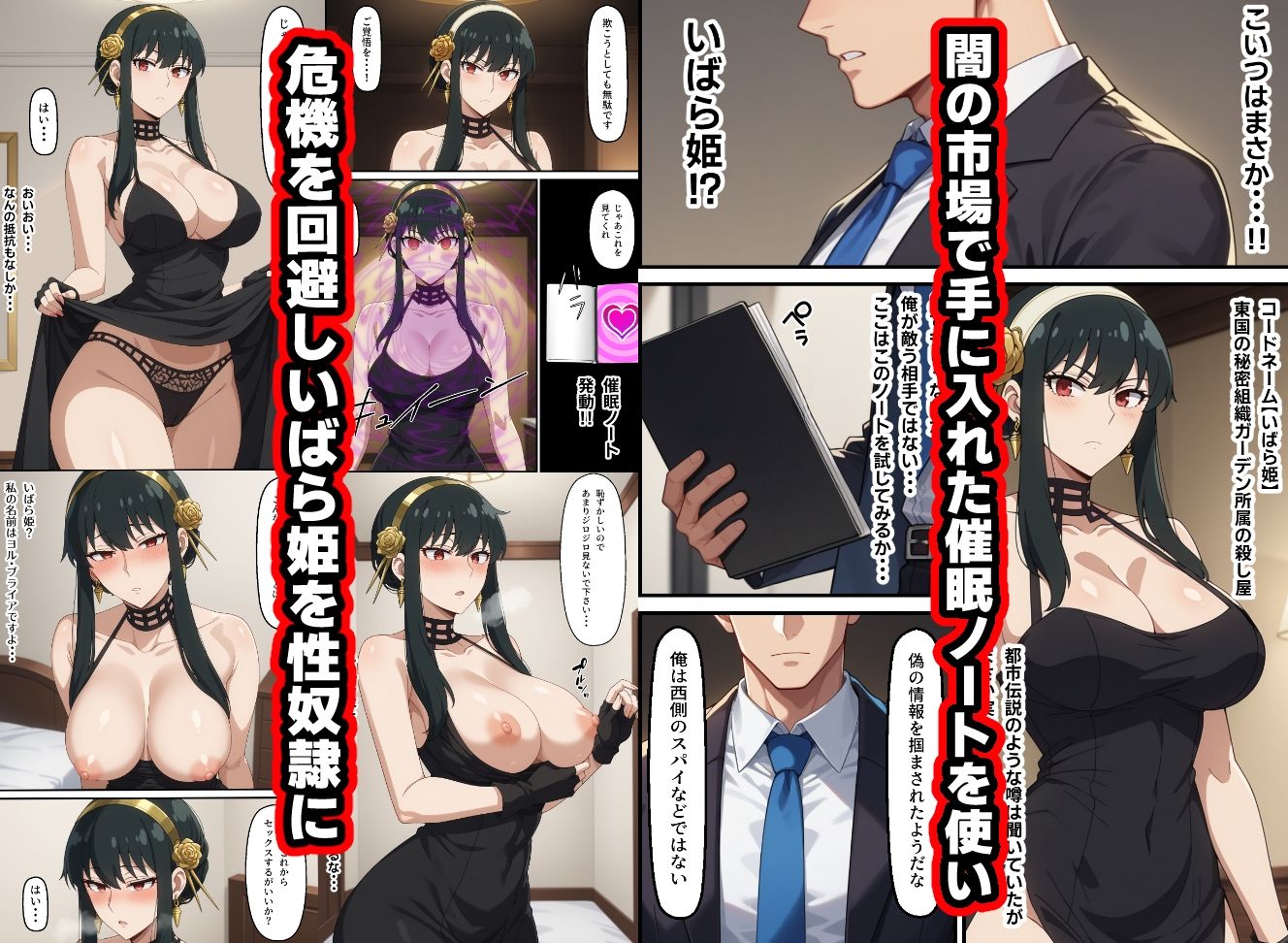 サンプル画像2:冷酷な殺し屋いばら姫を催●支配したはずが・・・(無銘の刀) [d_645440]