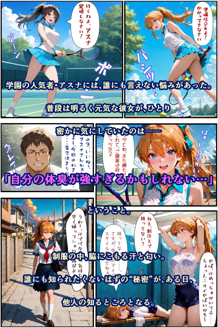 サンプル画像1:脇の臭いを嗅がせたら大変な目にあった話(なみとたまご) [d_645454]