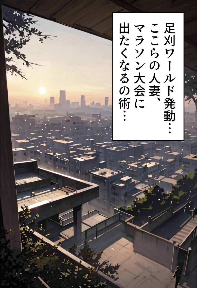 サンプル画像2:足刈がイク！  人妻マラソン大会編(コーンパン) [d_645817]