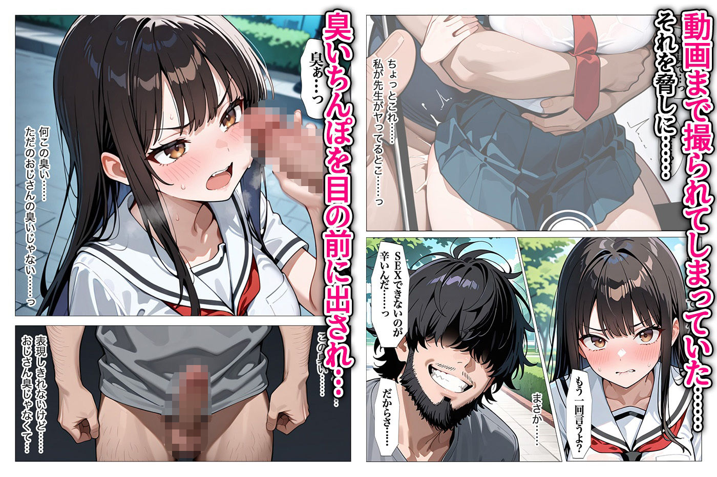 ホームレスの激クサちんぽで中出しされました 画像8