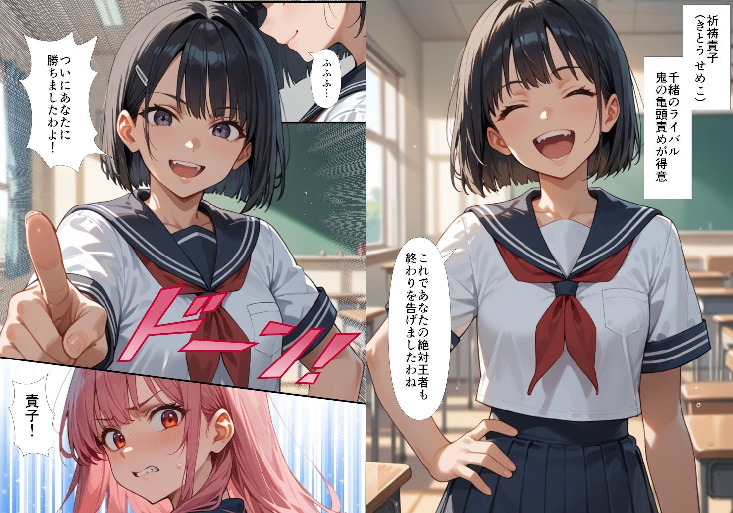 サンプル画像3:フェラチオ職人育成学園(ピココミック) [d_646196]