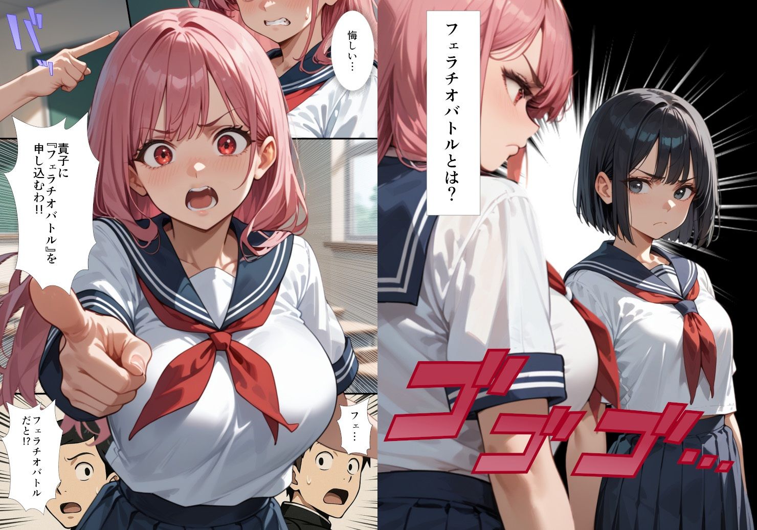 サンプル画像4:フェラチオ職人育成学園(ピココミック) [d_646196]