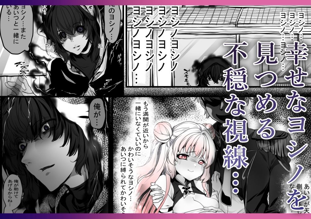 満開の桜は陰湿な雨に寝取られる