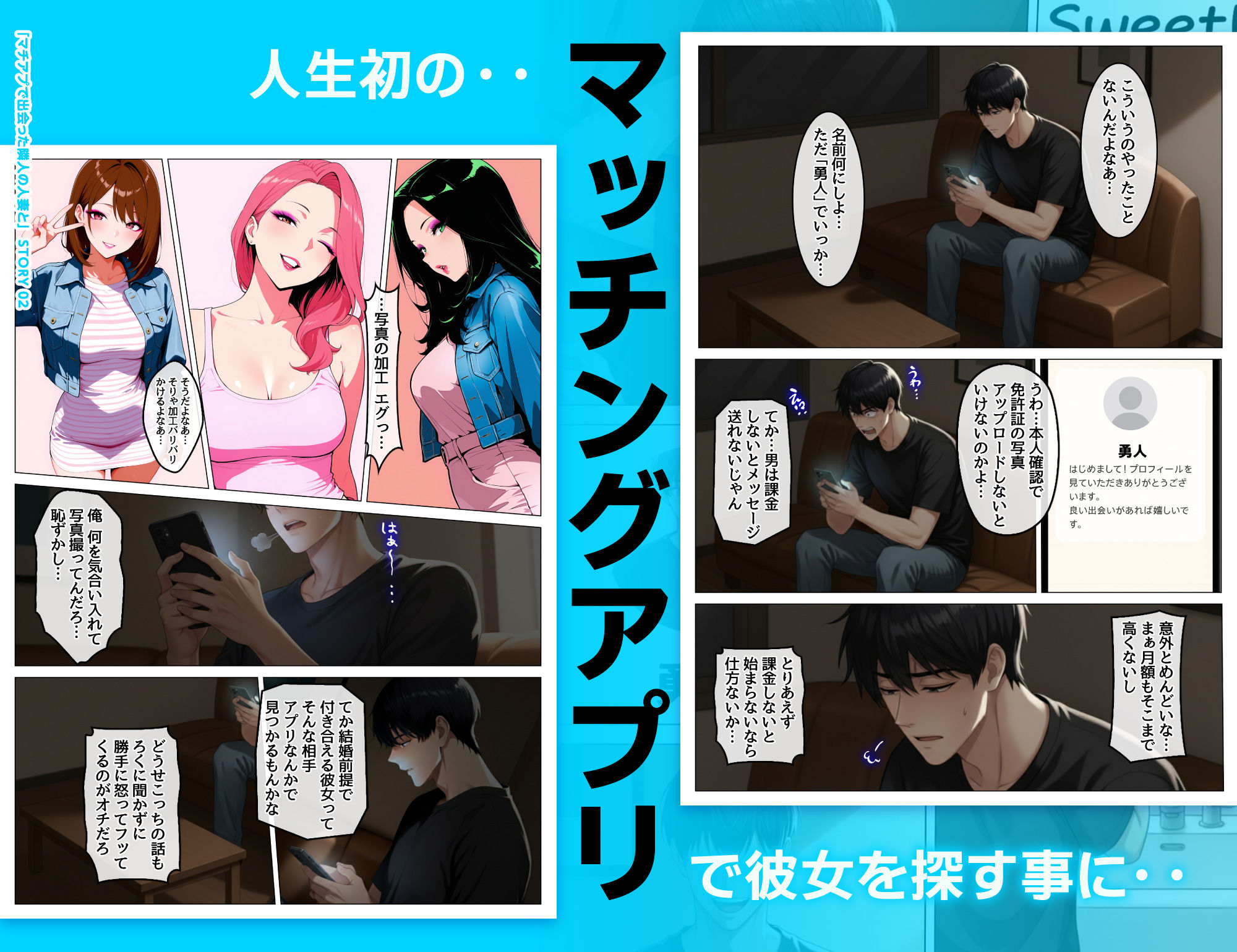 マッチングアプリで出会ったむちむち美女が、まさかの隣人で人妻だった件 画像2