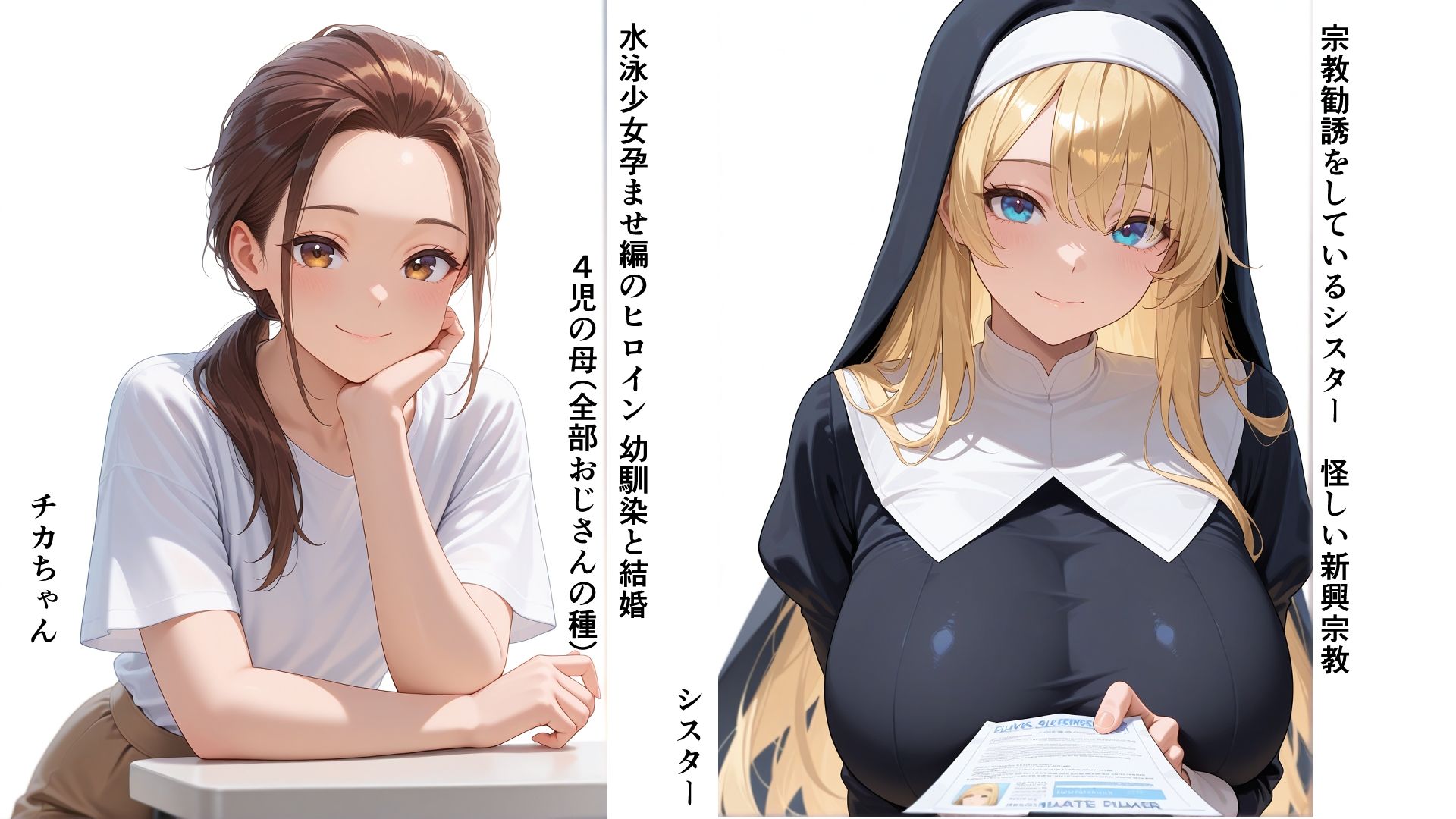 サンプル画像4:種付けおじさんは人類を救いたい 日常孕ませ編(AIシコリえっち) [d_646448]