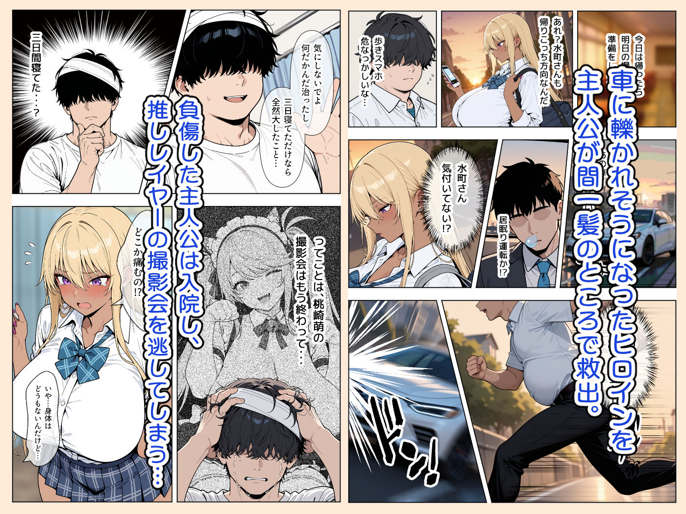 サンプル画像2:オタクに優しい爆乳ギャルとカメコな僕〜秘密のエロコス撮影会〜(ベビーリーフ工房) [d_646576]