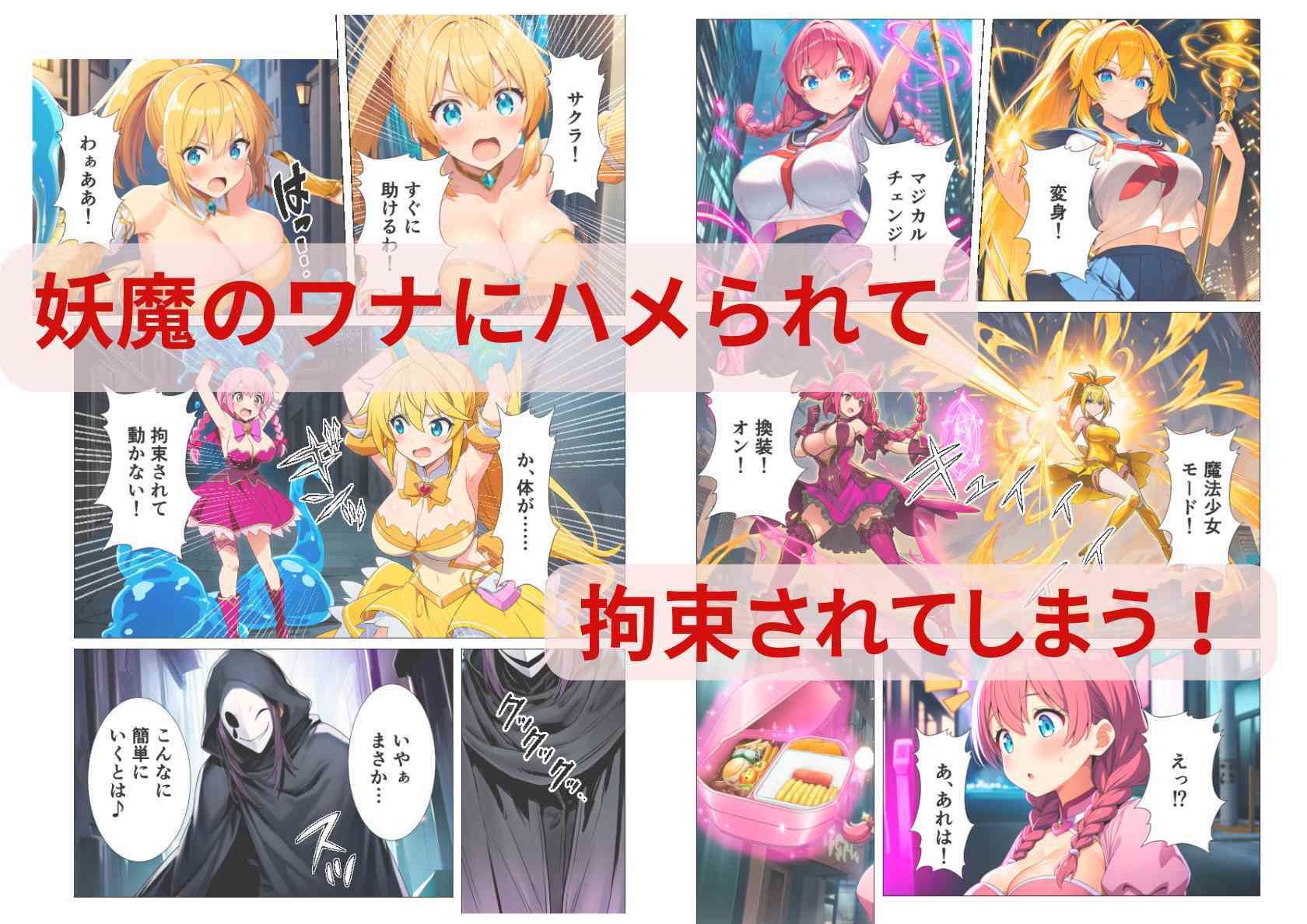 サンプル画像2:悪堕ち魔法少女〜悦楽の姉妹丼〜(シコリの森) [d_646607]