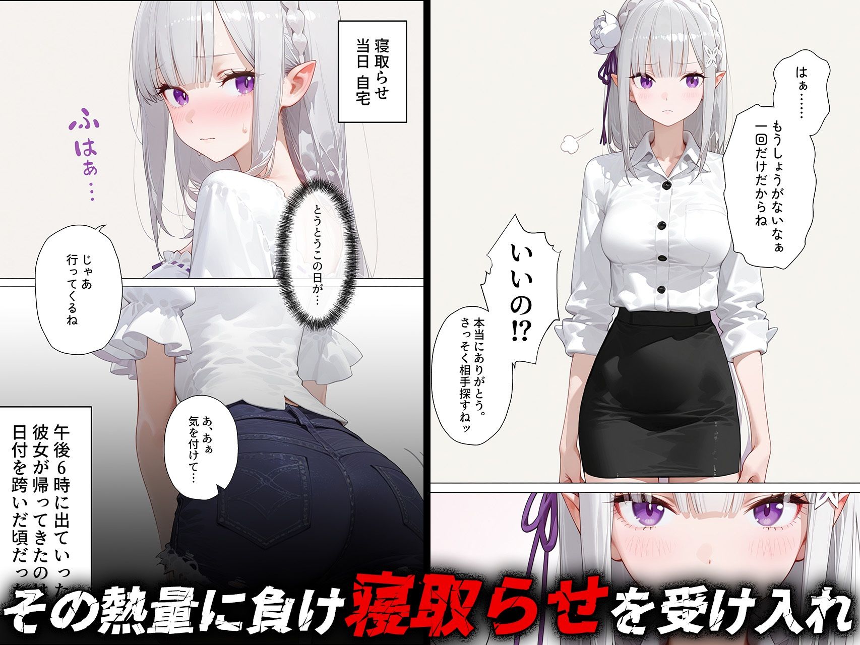 【エミ◯ア】寝取らせ提案したら彼女との仲が親密になった話2