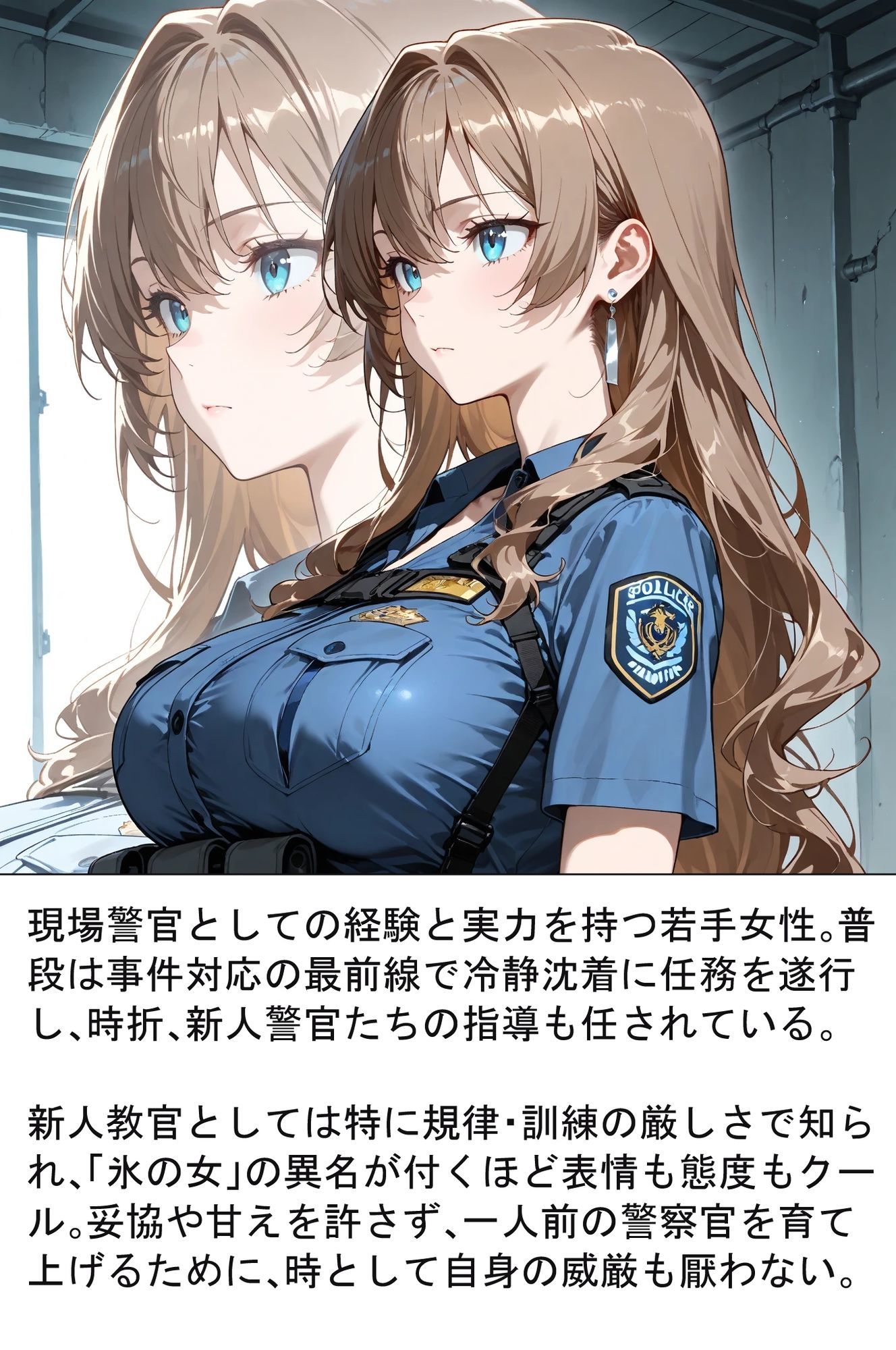 サンプル画像1:氷の女の威厳崩壊 新人教官・紗季 縄抜け訓練の失敗(緊縛同人) [d_646650]