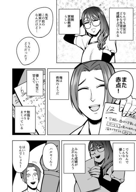 サンプル画像2:デカ尻下品なドS家庭教師にスカトロでお仕置きされた話(くぴこ) [d_646801]