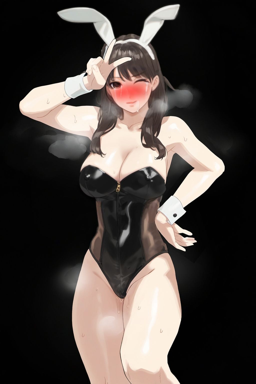 【前後編セット】『バニーガール美少女の催●寸止め地獄ショーを堪能できる地下クラブ』 画像4