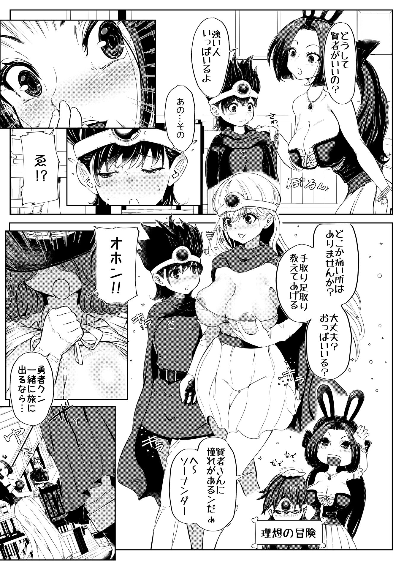 DQ3でHな仲間たち ずっと賢者タイム_4
