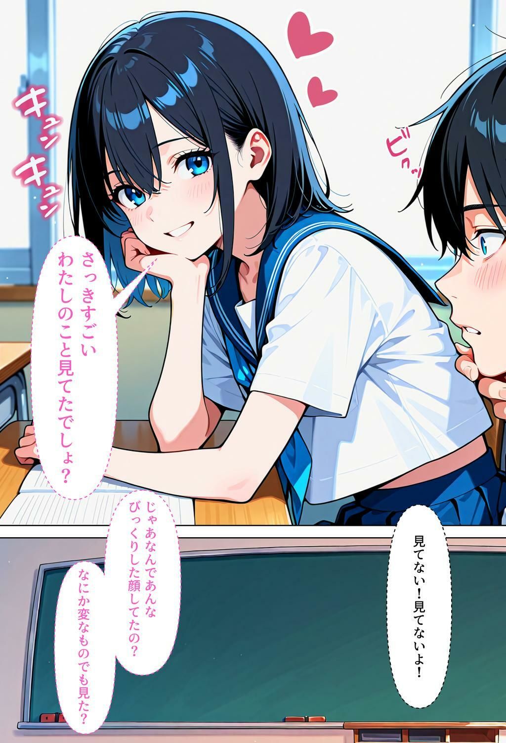 サンプル画像3:転校先の女の子が男の娘で、ち♂ち♂でお仕置きされた話(男の娘専門 るぅでぃ屋) [d_647952]