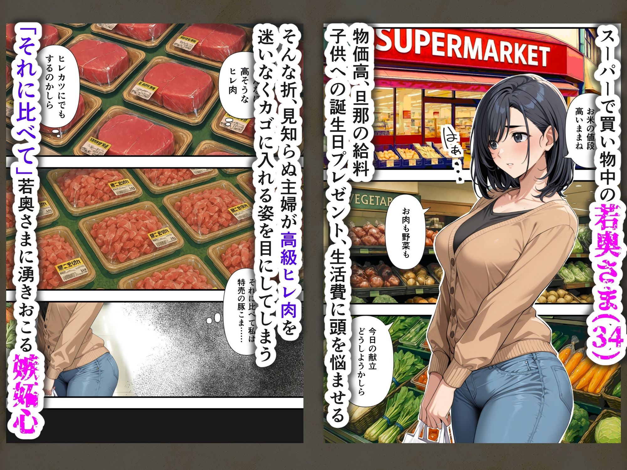 サンプル画像1:ヒトヅマ鬼ハメ  万引きがバレた若奥さま（34）、見逃す代わりに始まったいいバイトは店長とホテルで交わす裏契約だった話(おにはめ本舗) [d_648050]