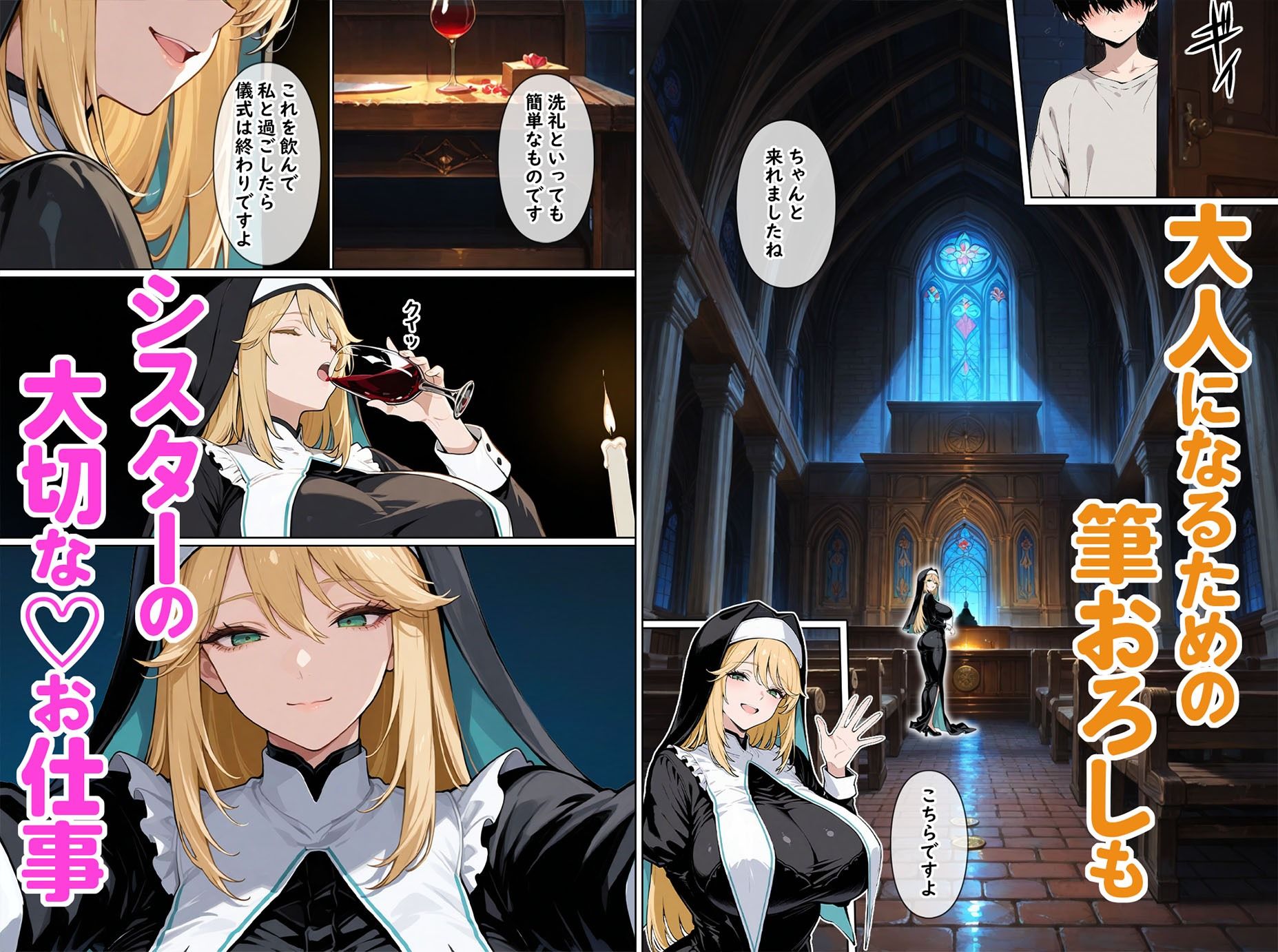 サンプル画像4:聖女系サキュバスの辺境性活(1ミリモジュール) [d_648247]