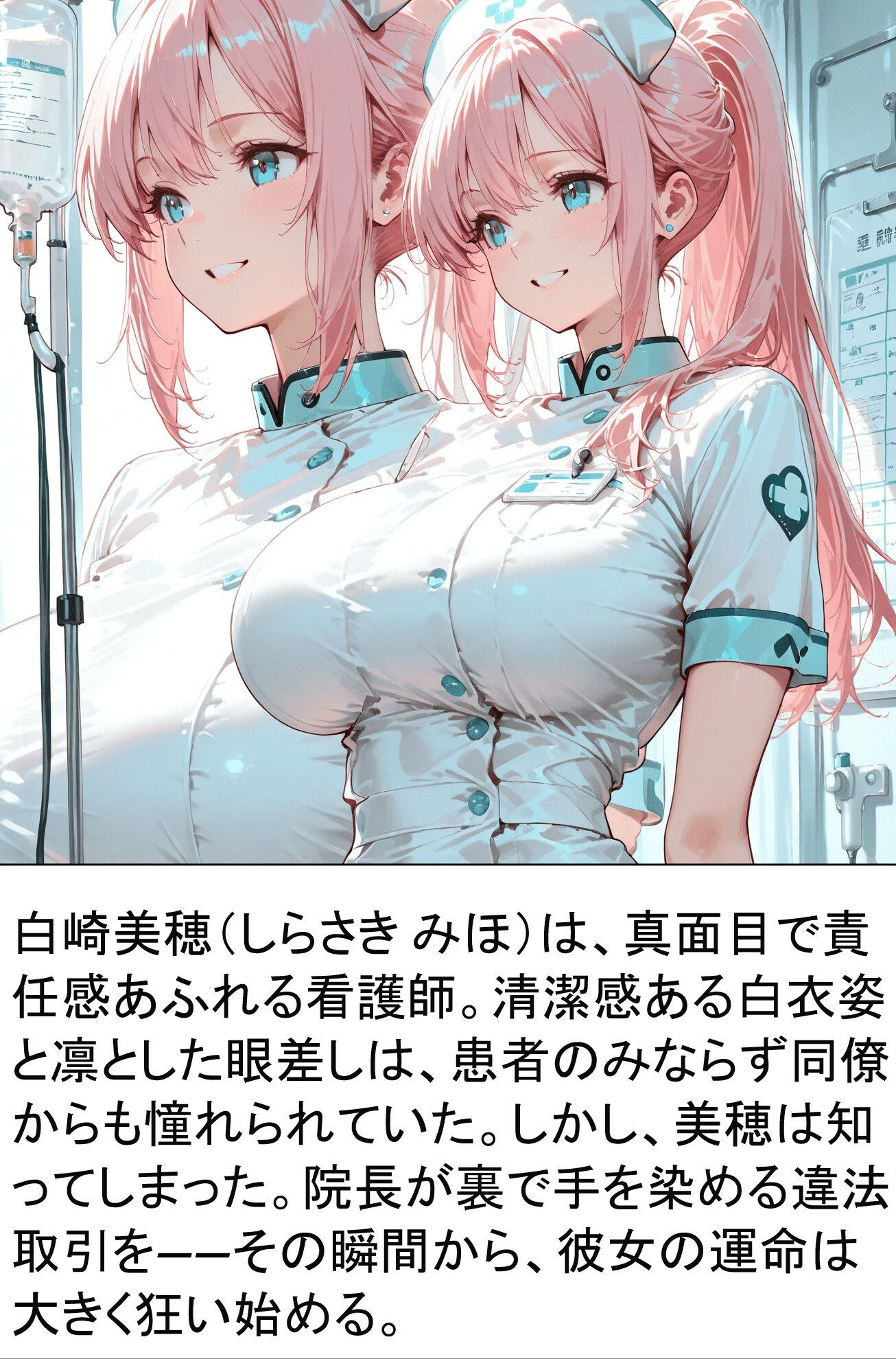 サンプル画像1:拘束白衣、密室の囁きと終わらぬ尋問(緊縛同人) [d_649175]