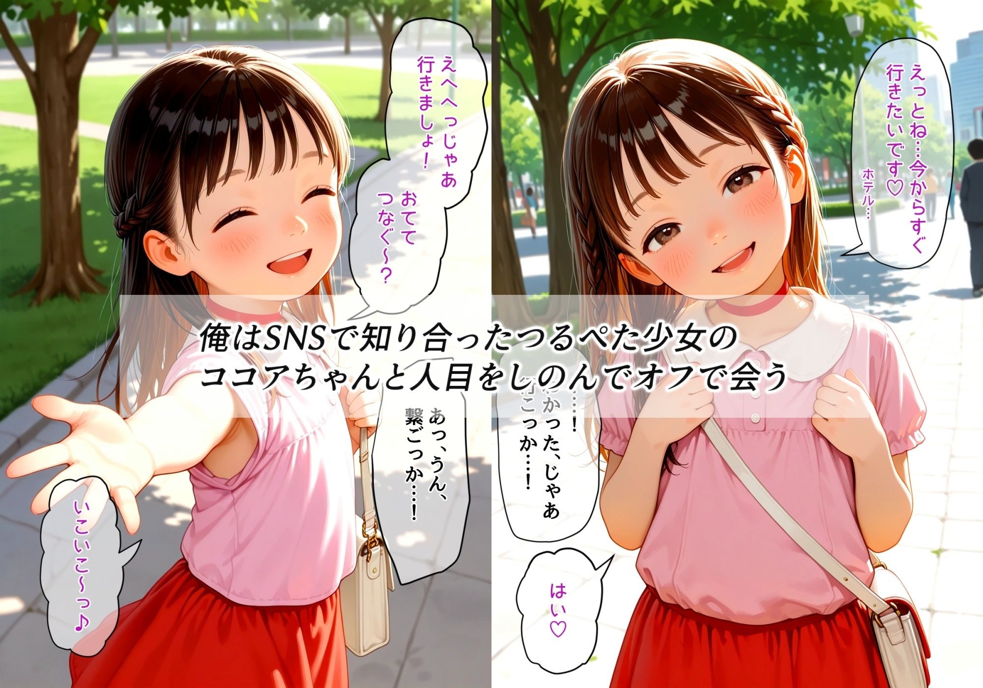 ちょっぴり小生意気だけど首輪を付けられて興奮しちゃうつるぺた少女とオフパコする話 ひより●●館 エロ漫画2