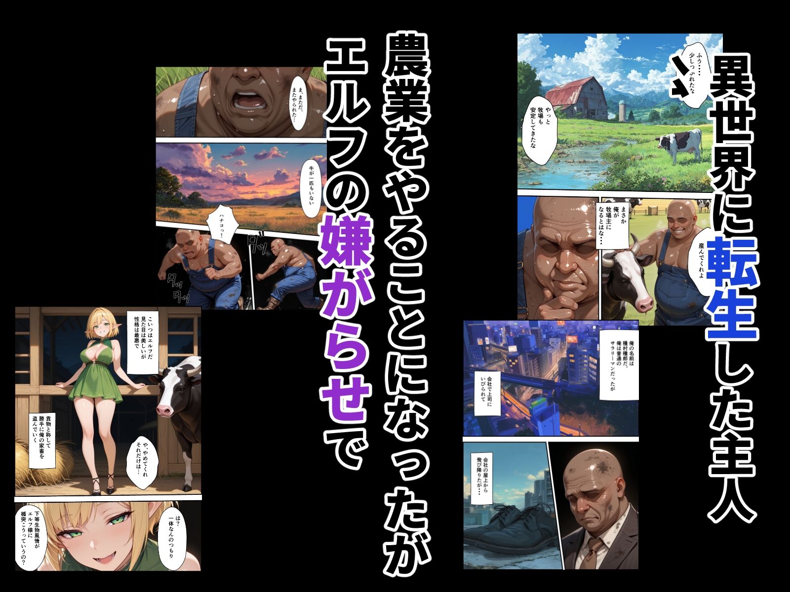 サンプル画像1:エルフ牧場を作ろう(バベル太郎) [d_650672]