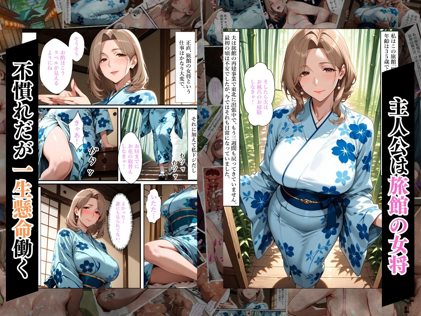 人妻ですが雌でした〜レス人妻女将がオナニーバレた 口止め料は濃厚生セックスで〜 画像4