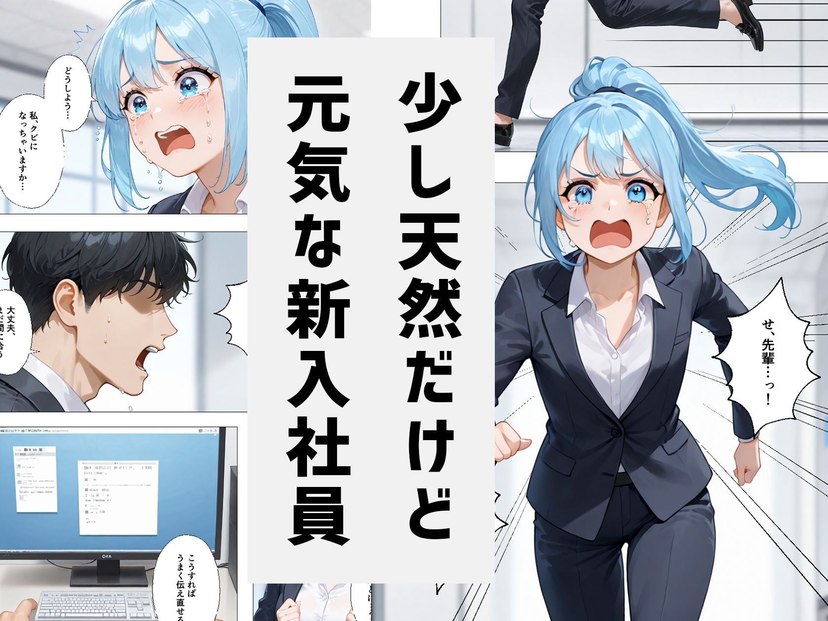 サンプル画像1:社内恋愛って甘すぎる 〜新人社員編〜(ぱらだいす) [d_651828]