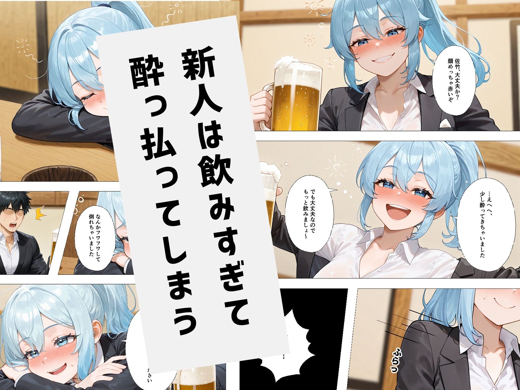 サンプル画像3:社内恋愛って甘すぎる 〜新人社員編〜(ぱらだいす) [d_651828]