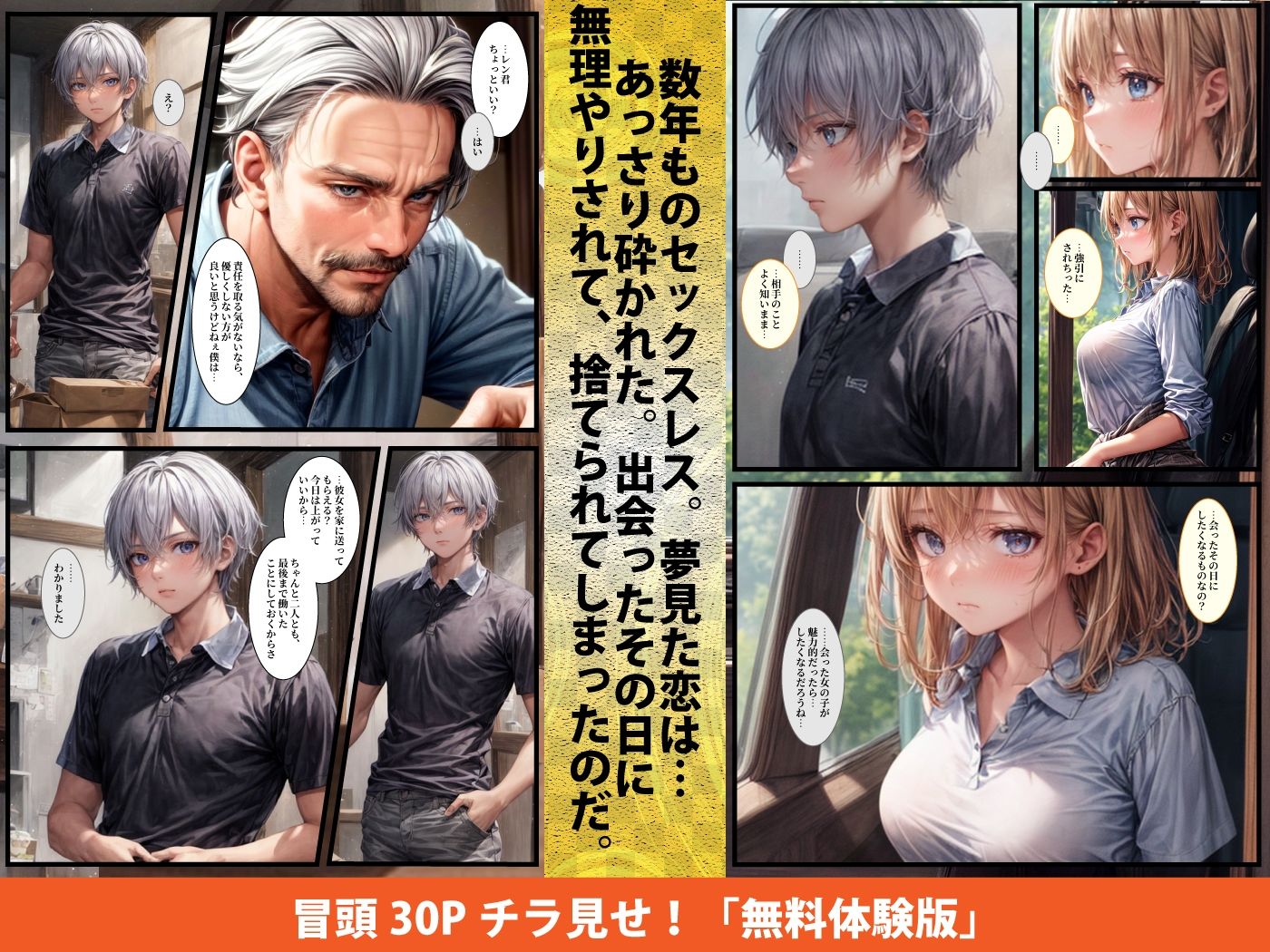 サンプル画像5:【実話】連続NTR:マンネリ化の女（21）が出会い系でNTRヤリ捨て傷心だったので追撃寝取ったらドツボにハマっていた話(ぽにょっぷる) [d_651968]