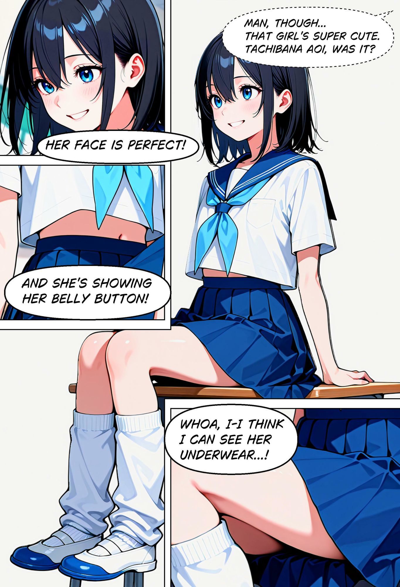 【ENGLISH】I TRANSFERRED SCHOOLS AND WAS PUNISHED BY A FEMBOY’S D♂CK 画像1
