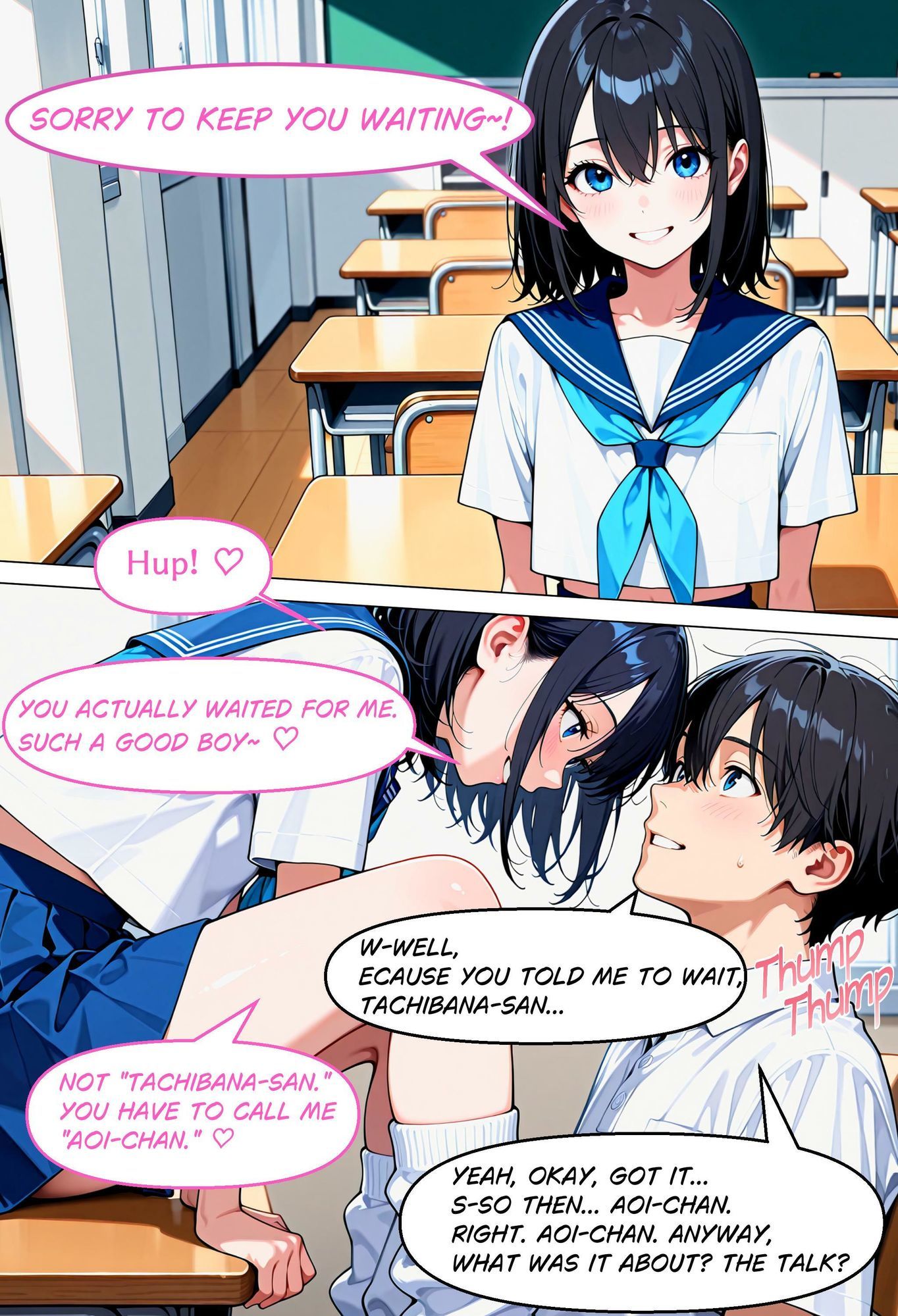 【ENGLISH】I TRANSFERRED SCHOOLS AND WAS PUNISHED BY A FEMBOY’S D♂CK 画像5