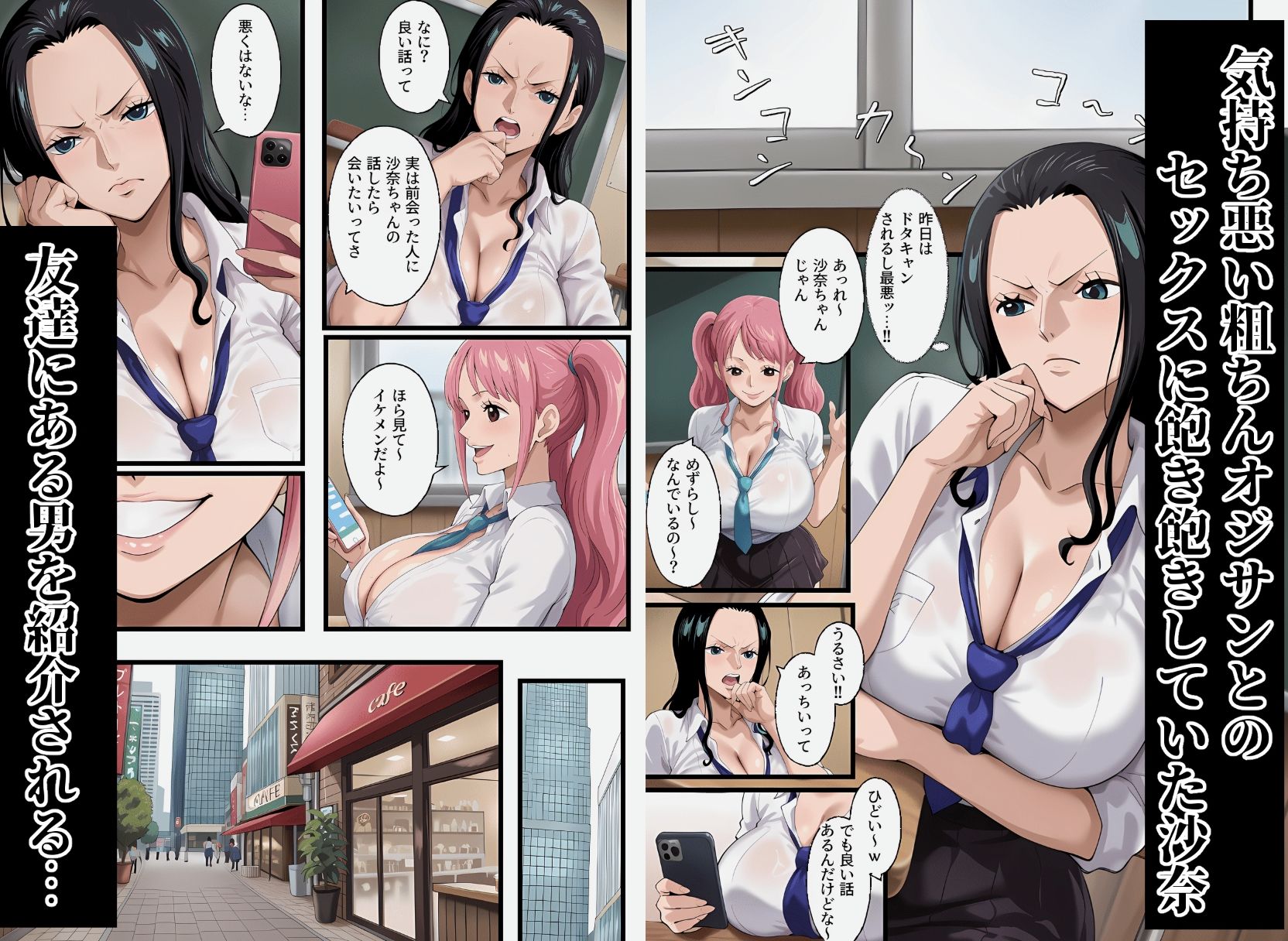 サンプル画像2:粗チンしか知らないパパ活JKがキモオジの絶倫チ●ポに堕ちるまで(ローリングアイ) [d_652976]