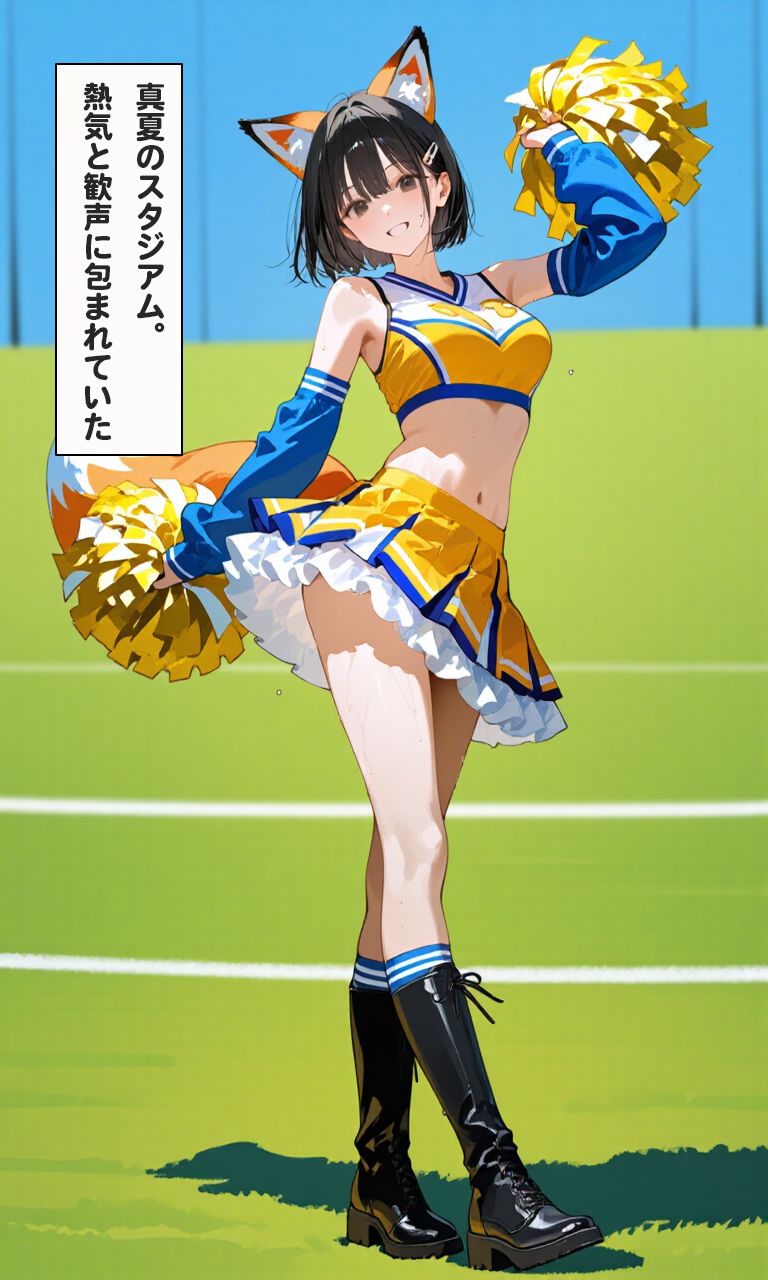 サンプル画像1:幼馴染は真夏のチアリーダー汗ばむ季節に芽生えた衝動(ちわまる同人誌展) [d_654140]