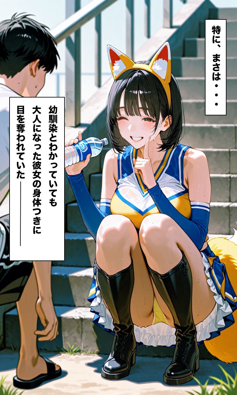 サンプル画像4:幼馴染は真夏のチアリーダー汗ばむ季節に芽生えた衝動(ちわまる同人誌展) [d_654140]