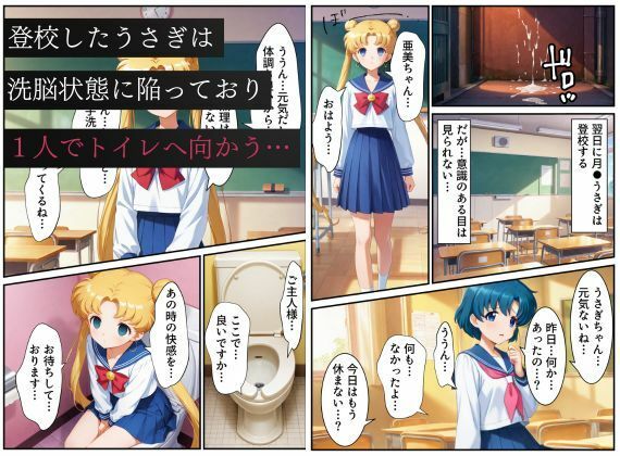 サンプル画像5:美少女戦士セーラー●ーン悪堕ち〜触手怪人に敗北し、闇堕ちさせられてしまう…〜(えちえちイラスト絵師) [d_654242]