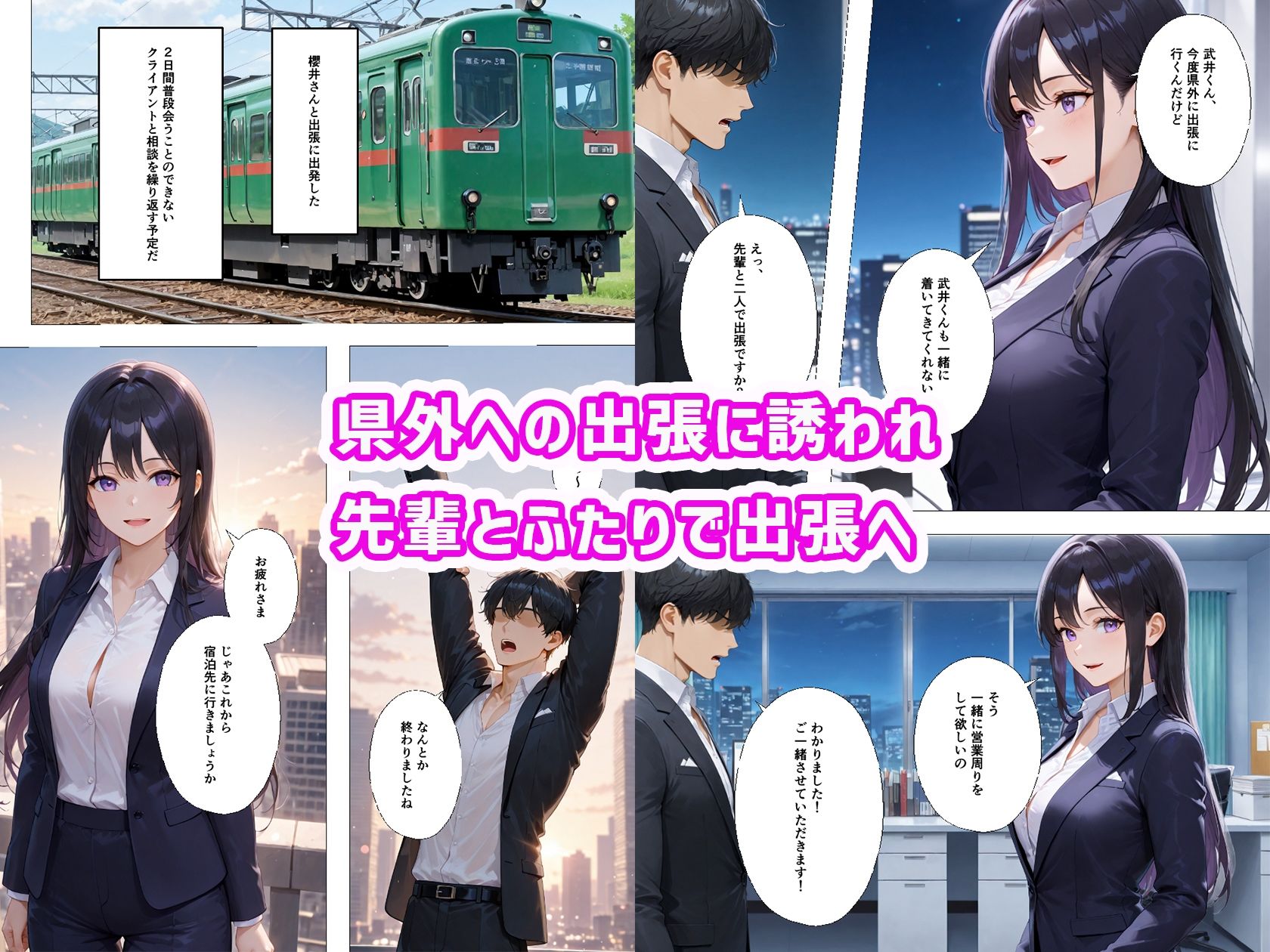 サンプル画像3:社内恋愛って甘すぎる 〜先輩社員編〜(ぱらだいす) [d_654630]