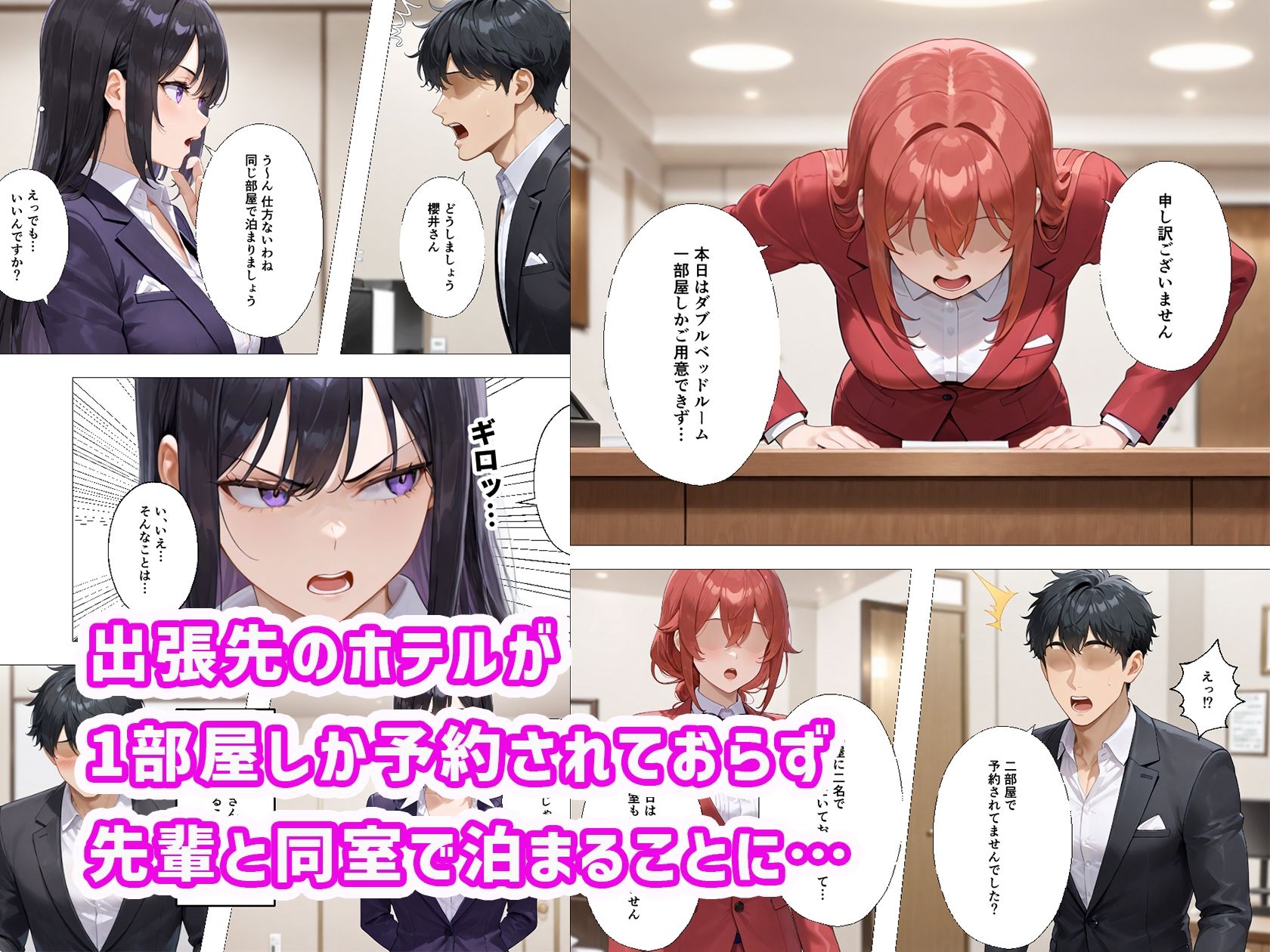 サンプル画像4:社内恋愛って甘すぎる 〜先輩社員編〜(ぱらだいす) [d_654630]