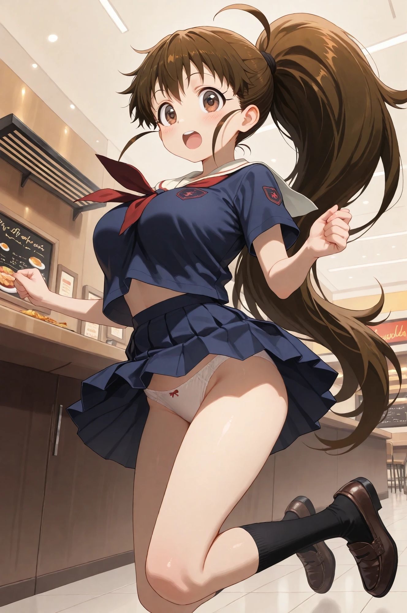 サンプル画像6:AIイラストCG集104  WOR〇ING！！  種〇ぽ〇ら(ドンガラAI美少女イラスト支部) [d_655000]