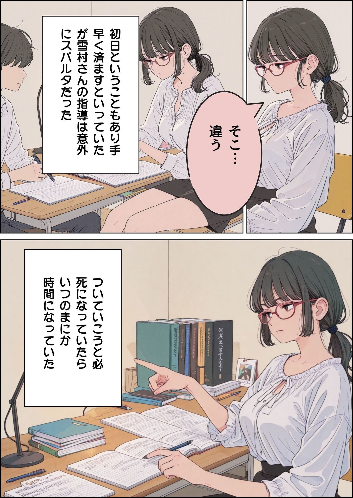 訳あって親戚の人妻に家庭教師してもらうことになった 画像9