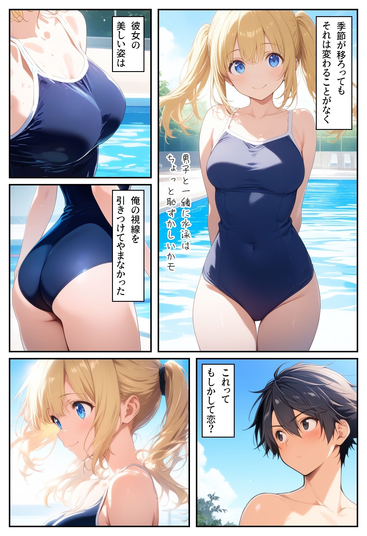 サンプル画像4:僕の彼女は英国出身の金髪美少女(コシヒカリ) [d_655204]