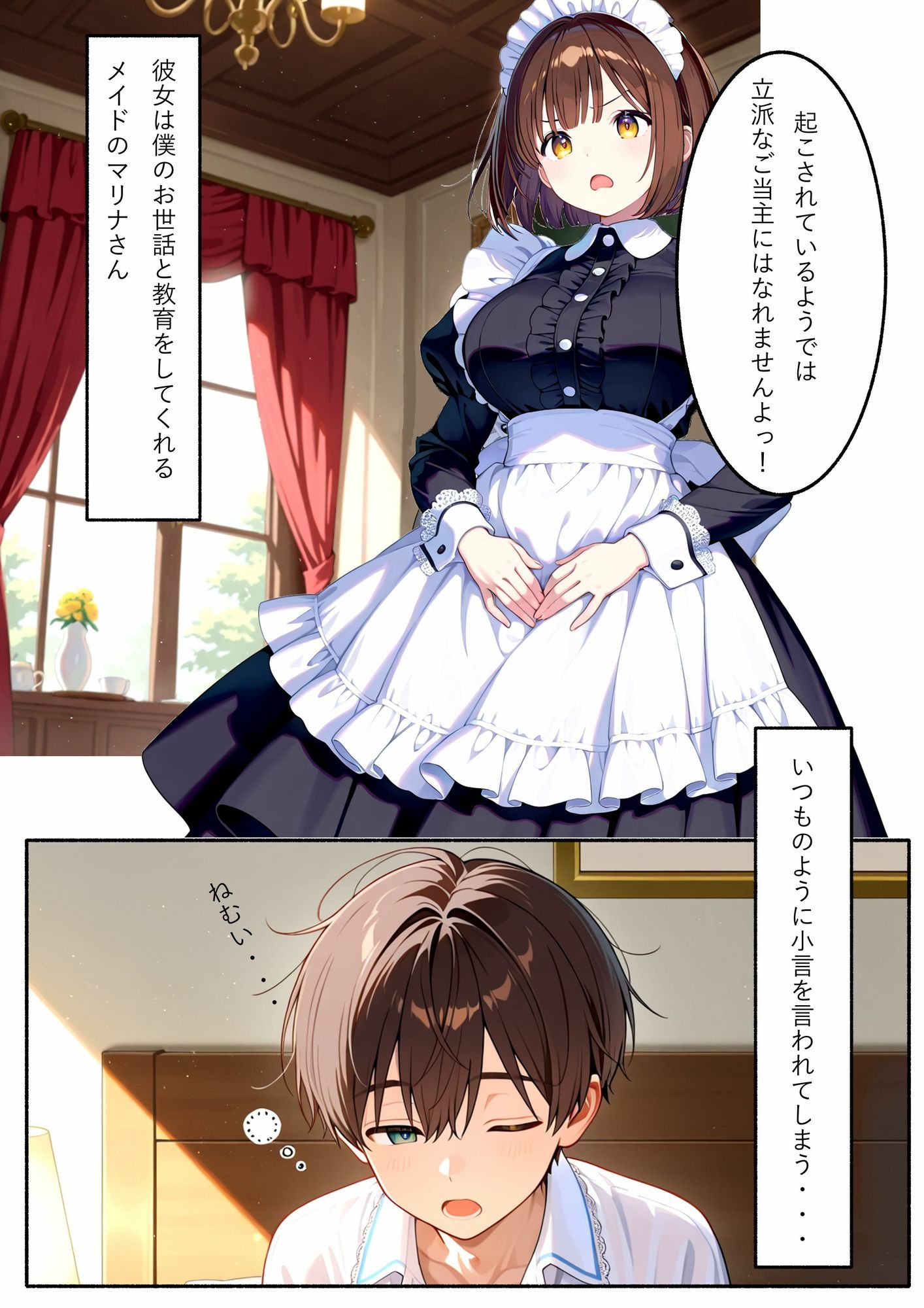 エッチな授業をしてくれるメイドのお姉さん ふぁんらいと エロ漫画2