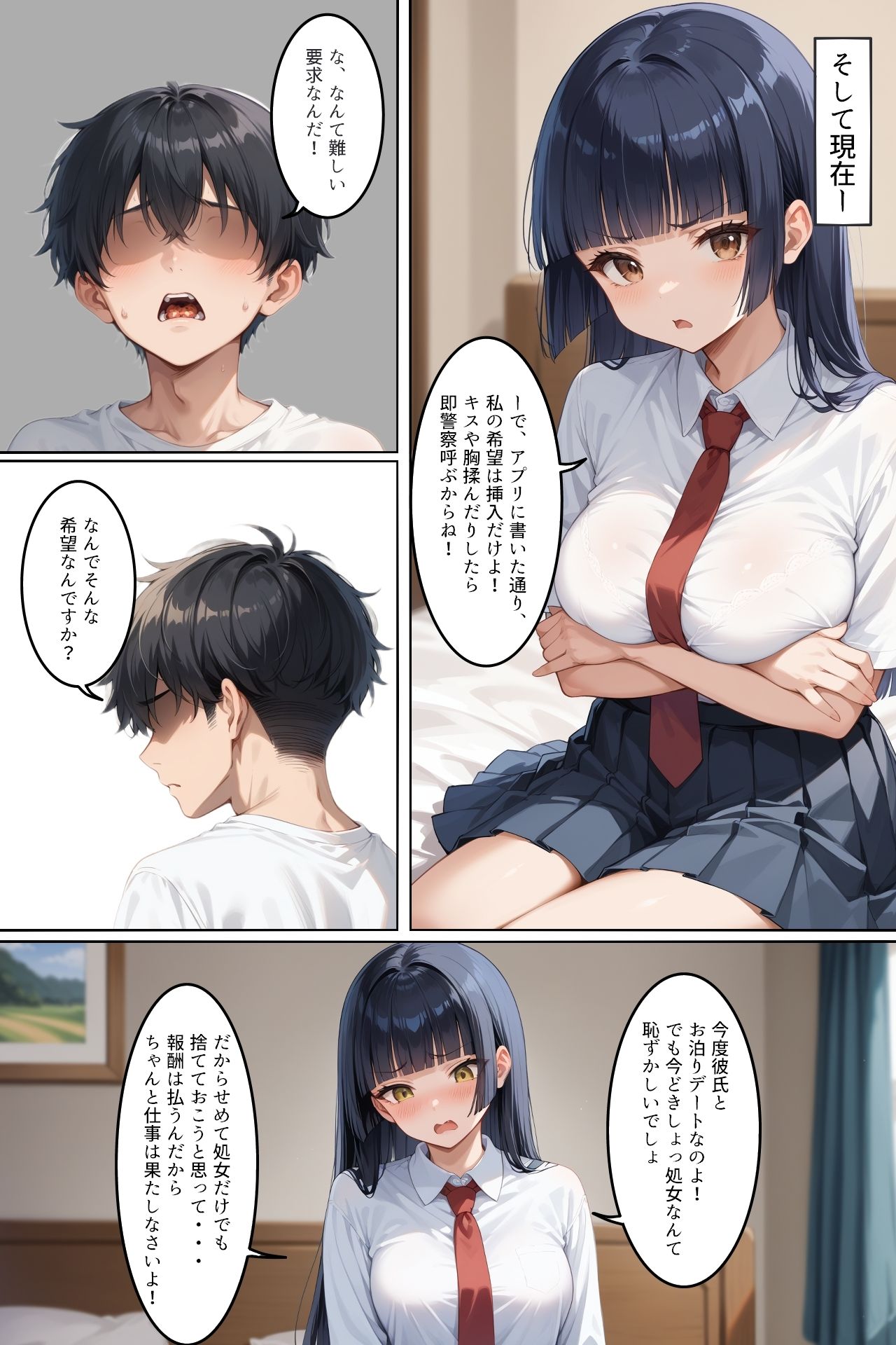 サンプル画像2:会員制マッチングアプリ  ヤリバイト  で性のお悩み解決します(あれこき亭) [d_655702]