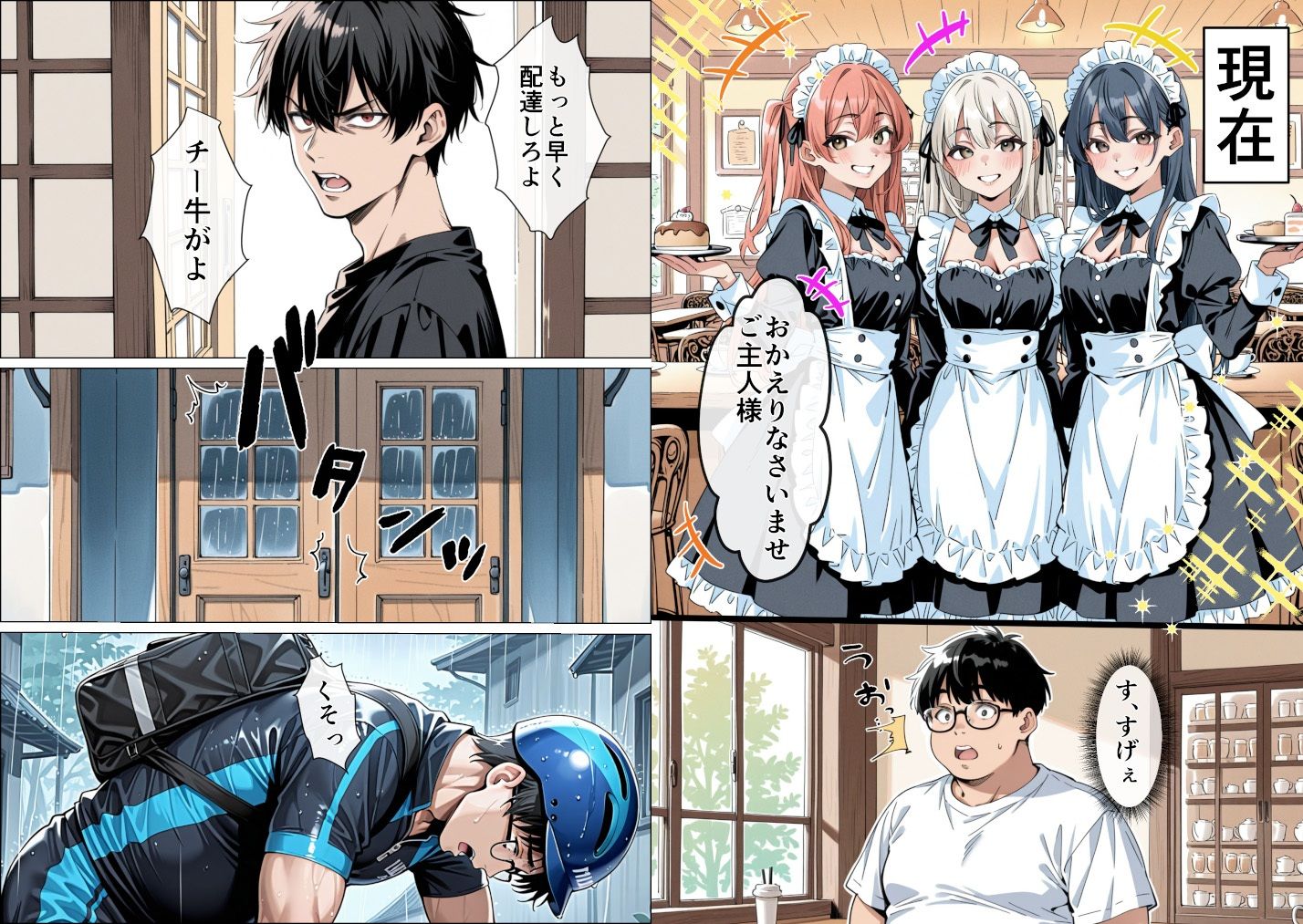 Ub●rの配達先で推しコンカフェ嬢が彼氏とヤってた話 画像7