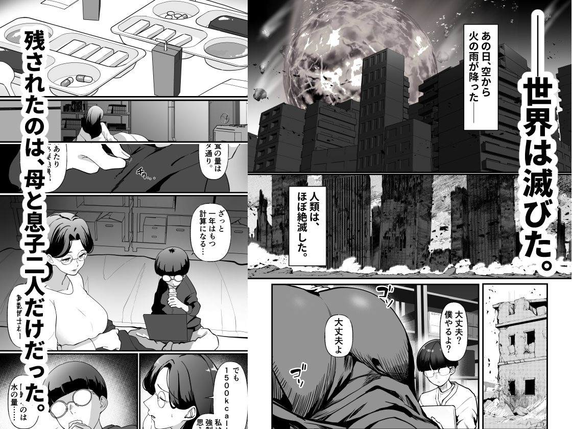 サンプル画像1:終末母子記録 ケース1:地味目おっとり母と理系ムスコ(マリアプラネット) [d_656089]