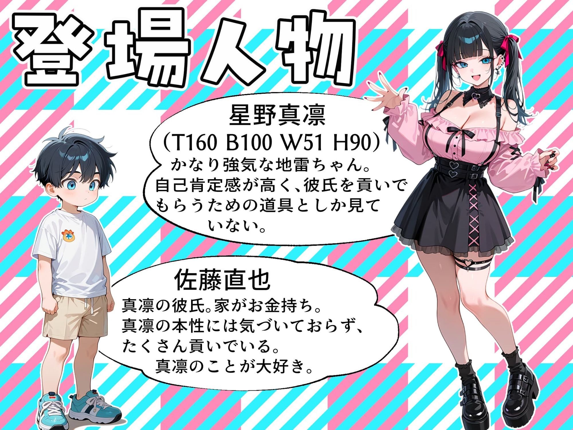 強気地雷ちゃん チビ彼氏の雑魚ちんぽに理解らされた話 画像1
