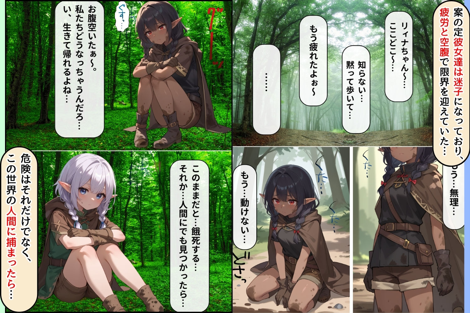 サンプル画像3:ようこそ！エルフの里へ！子孫繁栄大歓迎(くりきんとん) [d_656975]