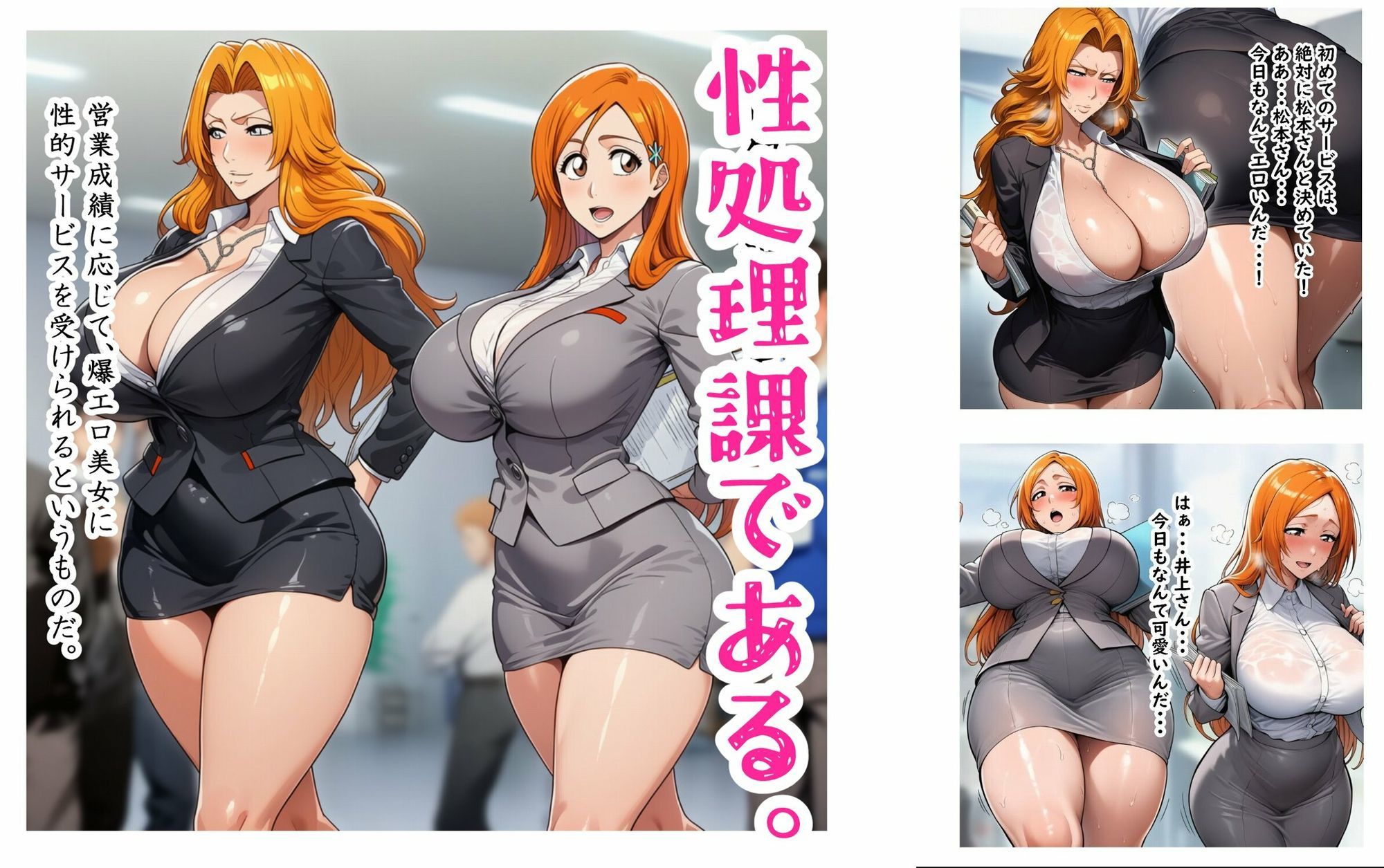 サンプル画像2:うちの会社の性処理課の松本さんと井上さん(ばみん) [d_657239]