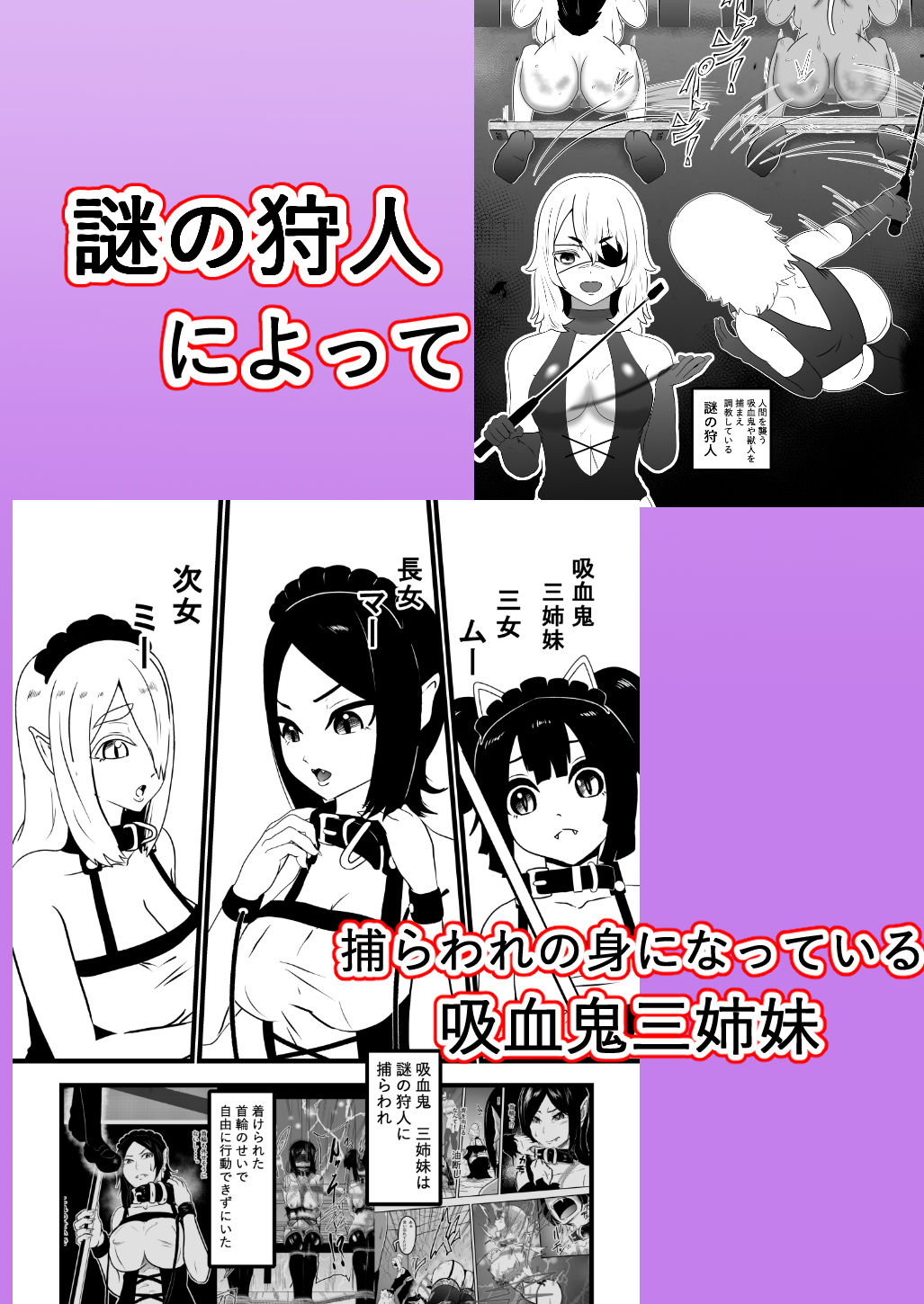 サンプル画像2:ヴァンパレイド9 〜吸血鬼 三姉妹 脱走編〜(トンテン) [d_657336]