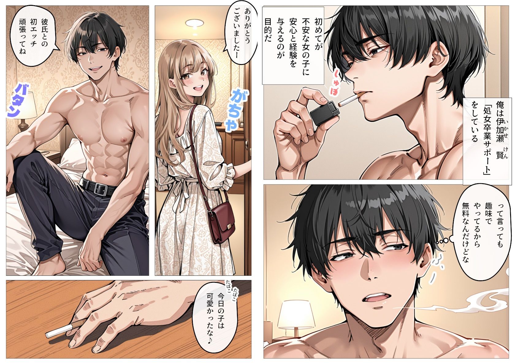 サンプル画像1:処女卒業サポート(ピココミック) [d_657847]