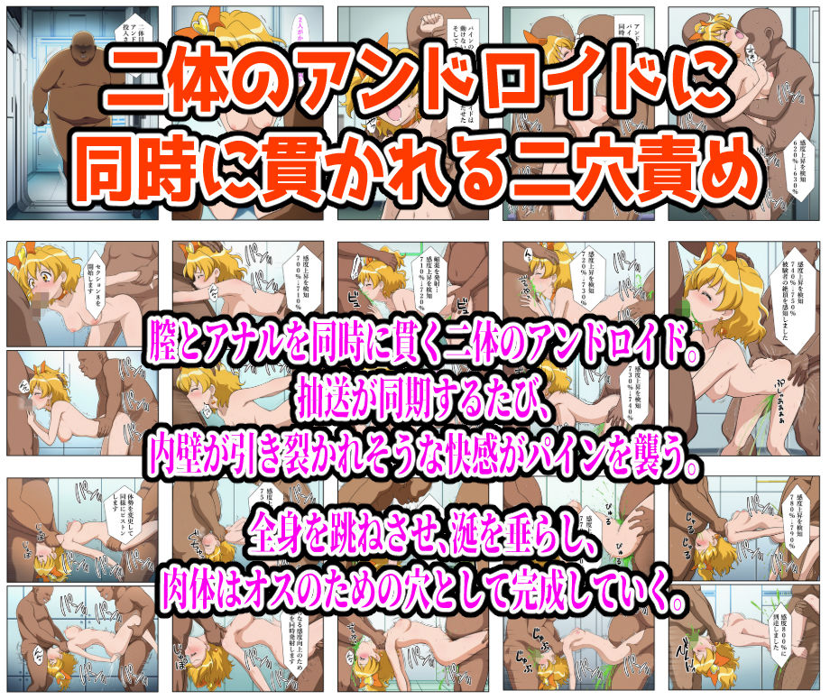 【エロ漫画】絶頂実験室―脱出不可能の仮想空間で監禁・拘束されキュアパインが完全敗北するまで―【フルカラー250P】(しんくろん) d_658223
