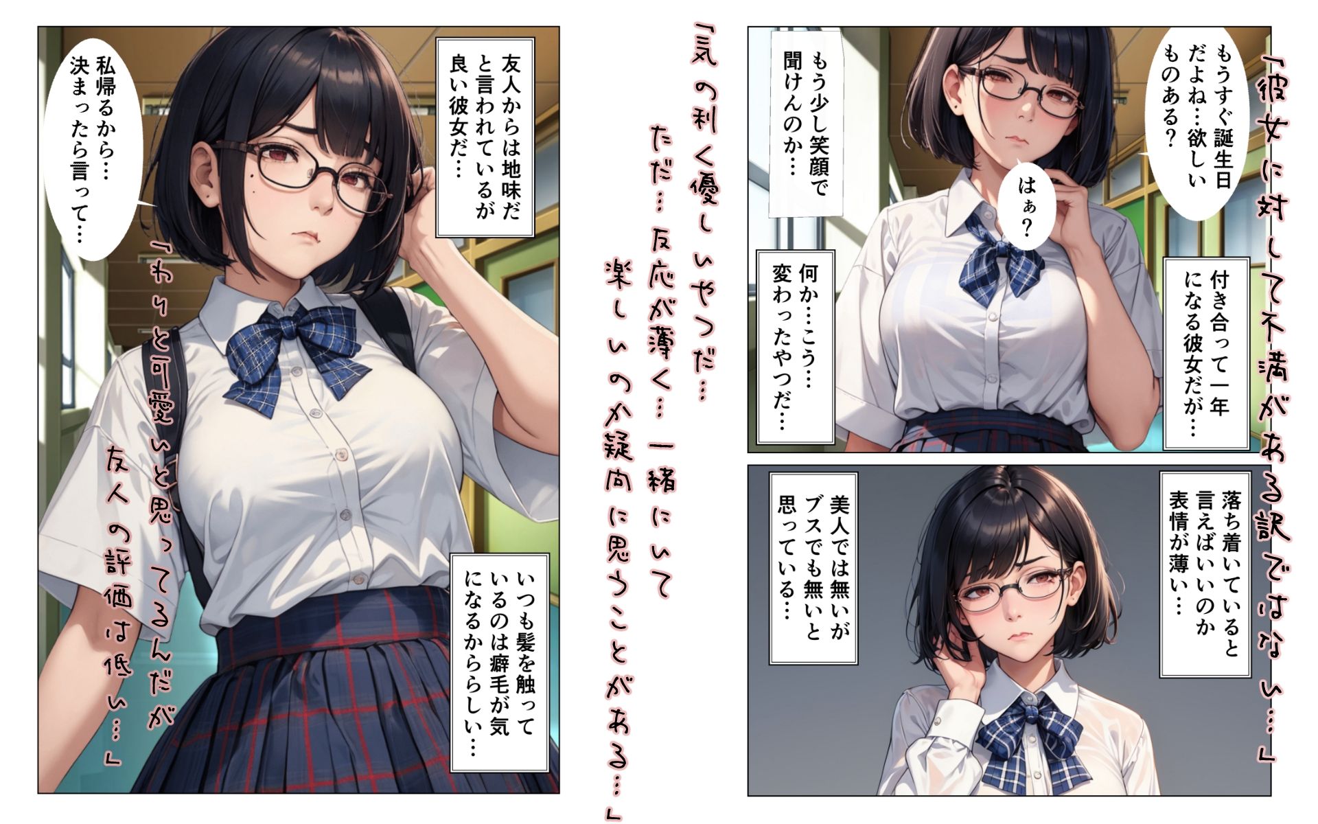 ぶさかわ彼女を先輩に寝取らせたら見たことない景色が見えた・・・ 画像1