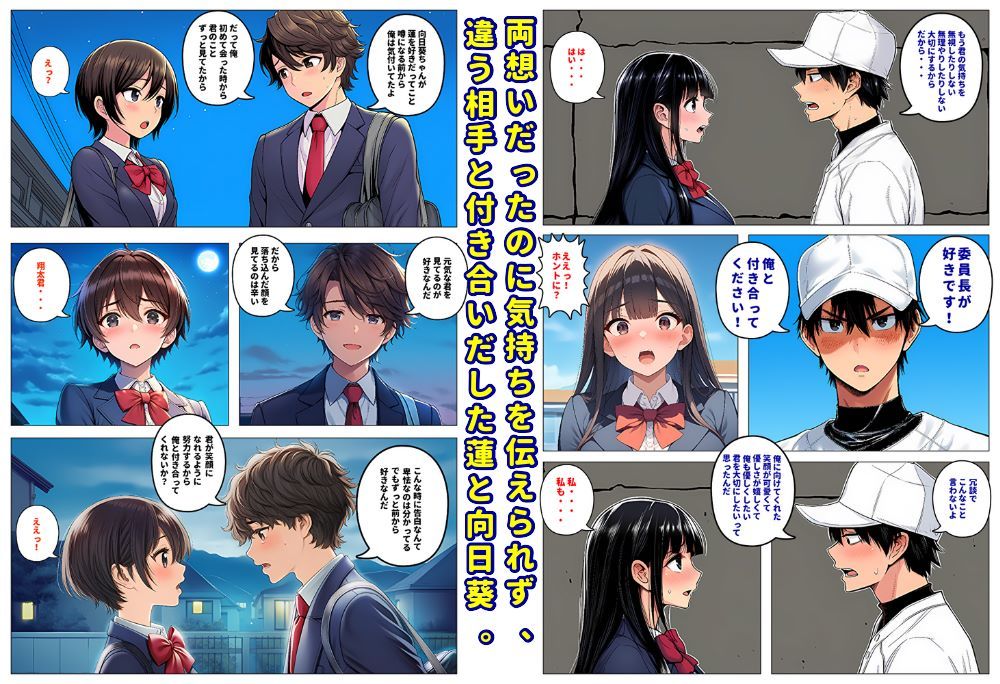 委員長とギャルがセックス勝負〜2・幼馴染が好きなのに委員長と付き合いだした結果 - hitomi raw無料エロ漫画(同人誌)サンプル画像 003