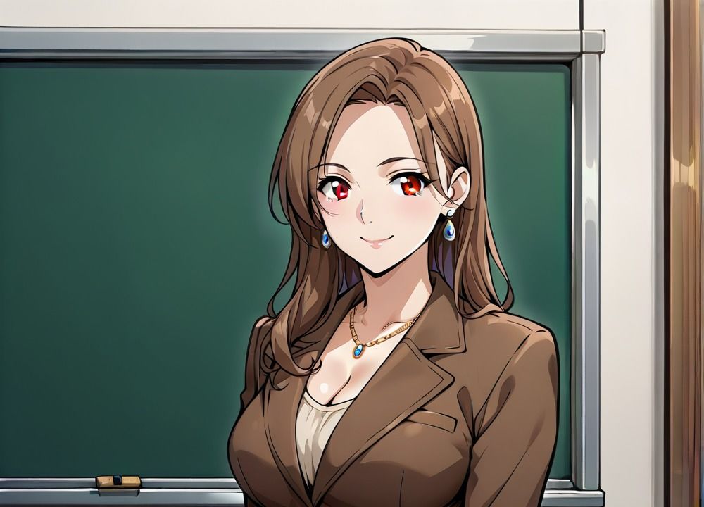 サンプル画像5:淫乱女教師NO.1〜憧れの先生とやり倒す！！(ミルクポテト) [d_658635]